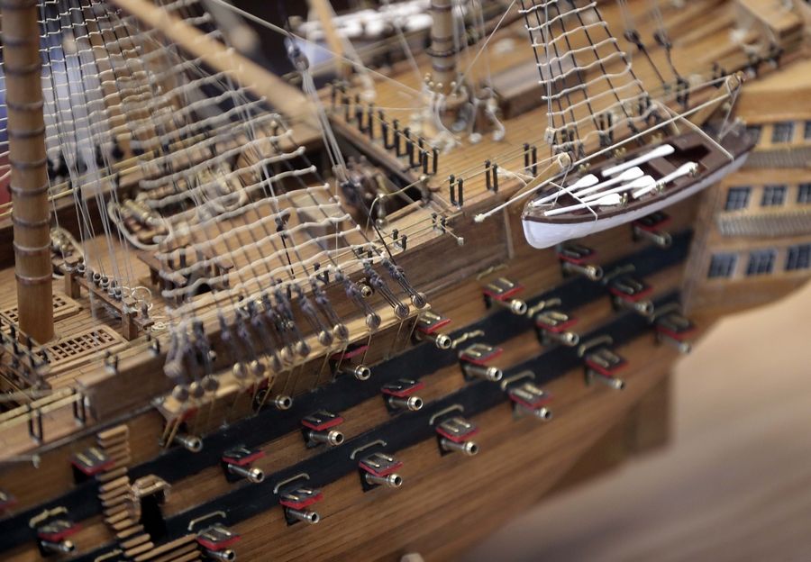 The details of model shipbuilding are so intricate they can be intimidating. But hobbyist Greg Zimmerman says the secret is working on small sections.